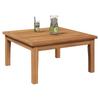 Garden Table Brown Solid Teak Wood