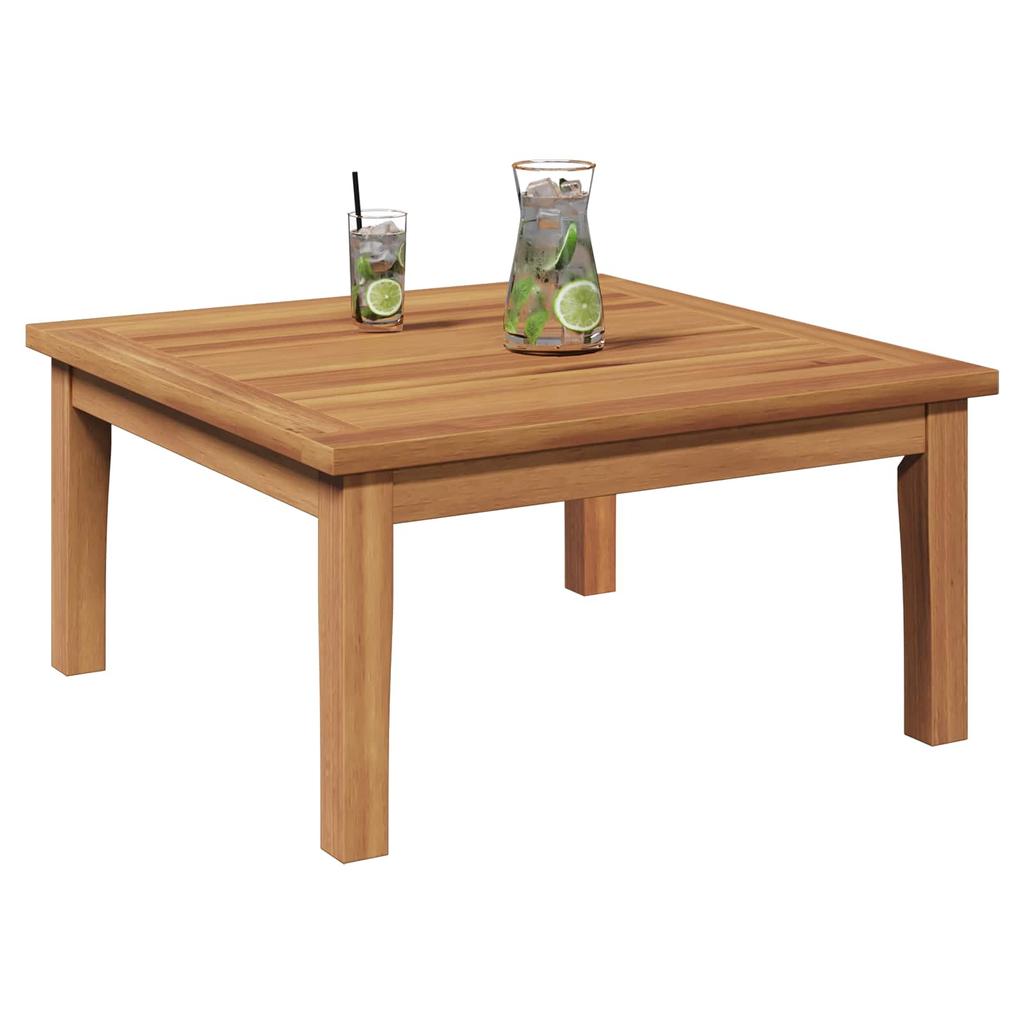 Garden Table Brown Solid Teak Wood