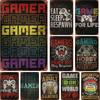1pc Classic Video Game Quotes Metal Sign 20x30cm  787x1181in Retro Gamer Decor for Any Setting