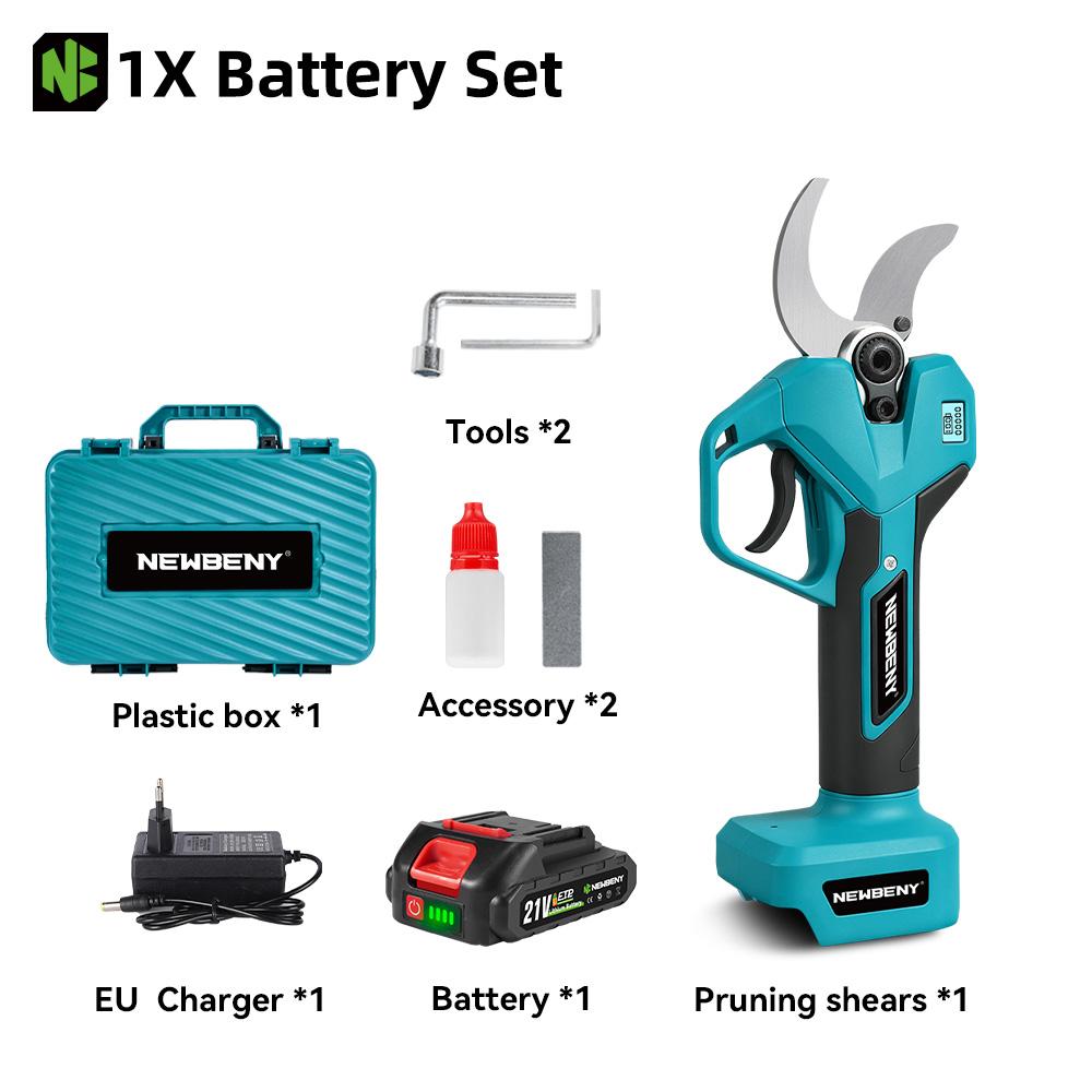 Newbeny 2 Gänge 65mm Bürstenloser Elektrischer Astschere Obstbaum Bonsai Astschere Elektrowerkzeuge Für Makita 18V Akku Stift