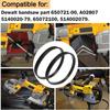 650721-00 Ersatz-Gummireifen für Bandsägen, passend für Dewalt-Bandsägenreifen und Milwaukee-Bandsägen-Riemenscheibenreifen