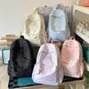 Schultasche Japanisch süße Schleife Rucksack weiblich Grund- und Sekundarschüler leichte Schultasche aus koreanischer Version einfarbig Reisen