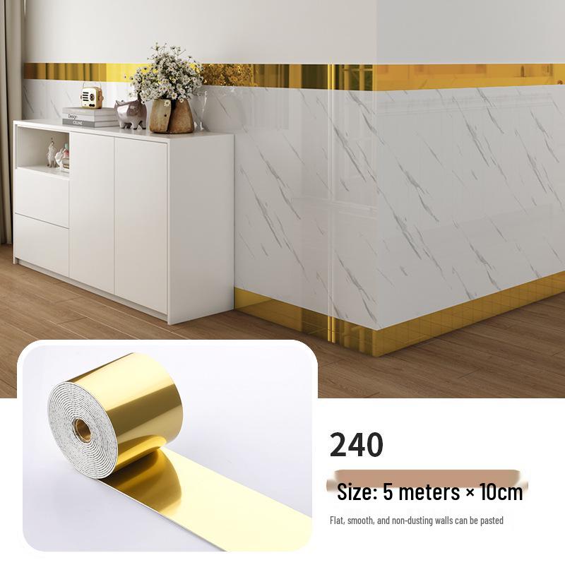 Marmoroptik Selbstklebende Fliesen-Sockelleiste & Wandaufkleber