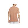 Nike Solid Color Logo Crew Neck Short Sleeve T-Shirt Men Tops Light-Brown DR7828-258