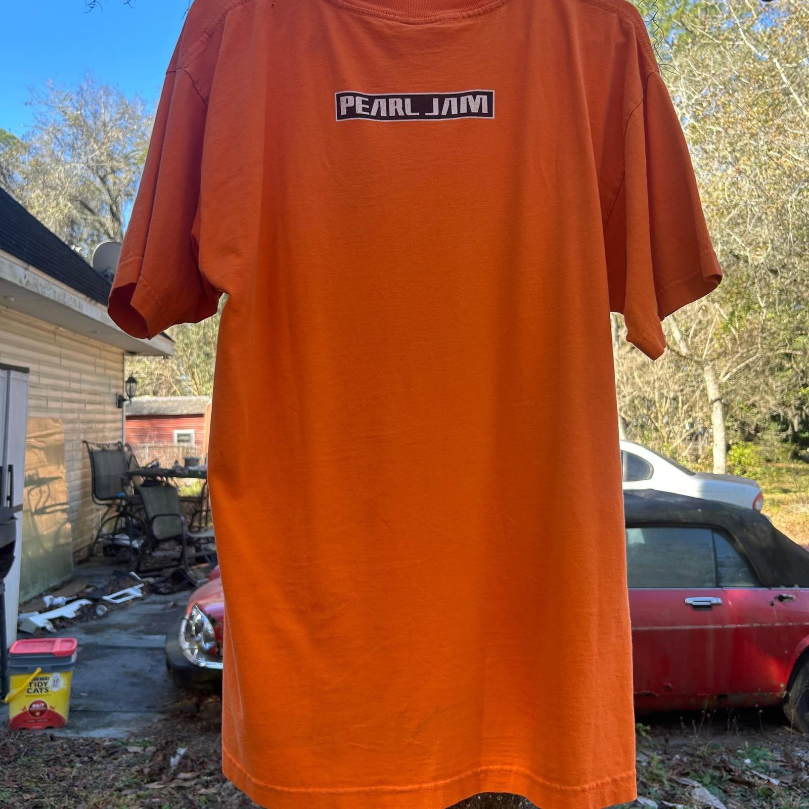 Vintage 90s Pearl Jam Target Bullseye Orange Giant Tag Unisex T-Shirt M