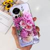 For Huawei Nova 12 Pro Nova12 Lite Nova 11i Case Transparent Soft Slim TPU Silicone Cover Bumper Nova12 Nova11i Astronaut Flower