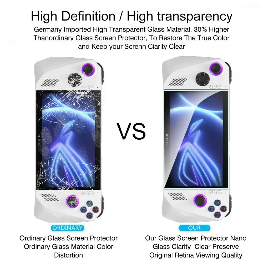 1/2/3 PCS Gehärtetes Glas für Asus ROG Ally 2023 Displayschutzfolie für Asus ROG Ally ROGAlly 7.0" Abdeckung Schutzfolie