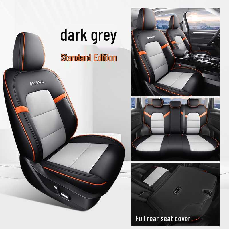 Haval Big Dog PLUS Perforated Leather Seat Cover: Trendy Fun & Wild Edition, Full Coverage, All-Season Cushion for 26 Models