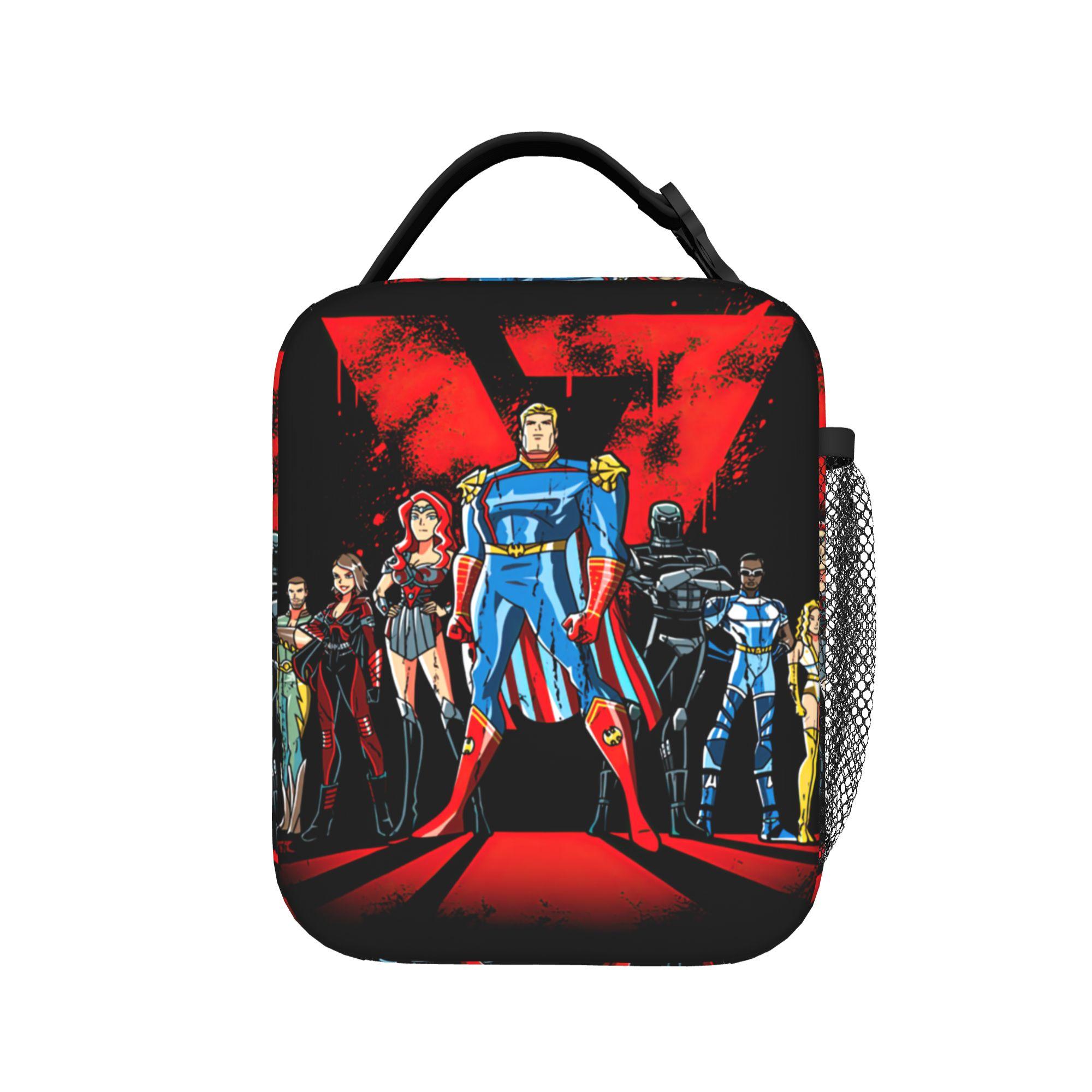 The boys stronge dark Insulated Lunch Bag Thermal Bag Reusable,Meal Container Tote Lunch Box for Men Women Work Travel One Size