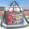 Pvc Transparent Travel Makeup Organizer With Sealed Closure For Suitcase Storage
