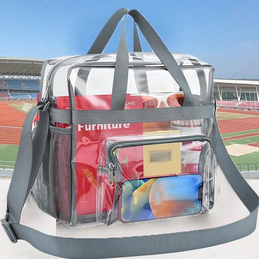 Pvc Transparent Travel Makeup Organizer With Sealed Closure For Suitcase Storage