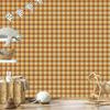 Autumn Gold and Orange Plaid Wallpaper for Living Room and Bedroom 50x1000