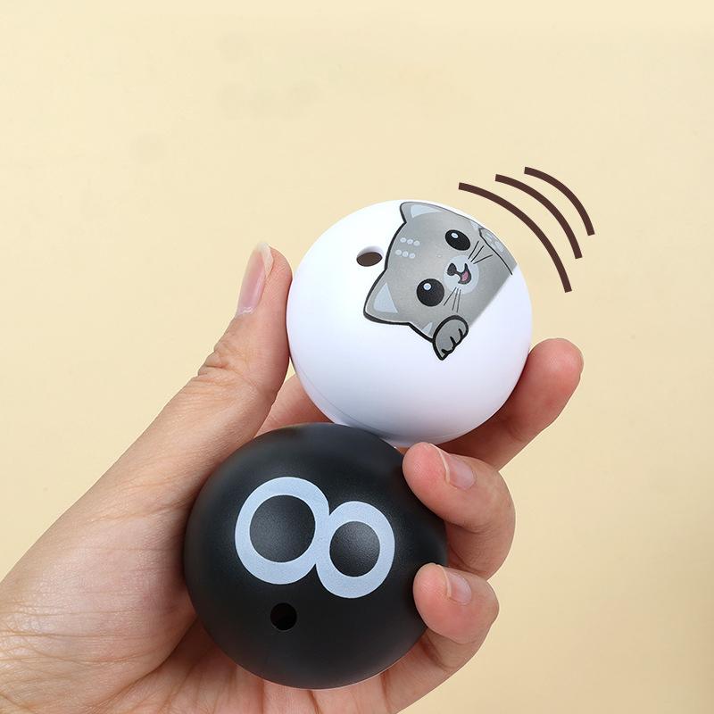 Cat Interactive Ball Training Kitten Electric Cat Ball Training Toy Kitten Touch Sounding Pet Squeak Toy Ball