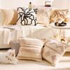 Luxurious and Sophisticated Brown Throw Pillow Simple Living Room Throw Pillow Retro Sofa Throw Blanket Bedding Cushion Plush