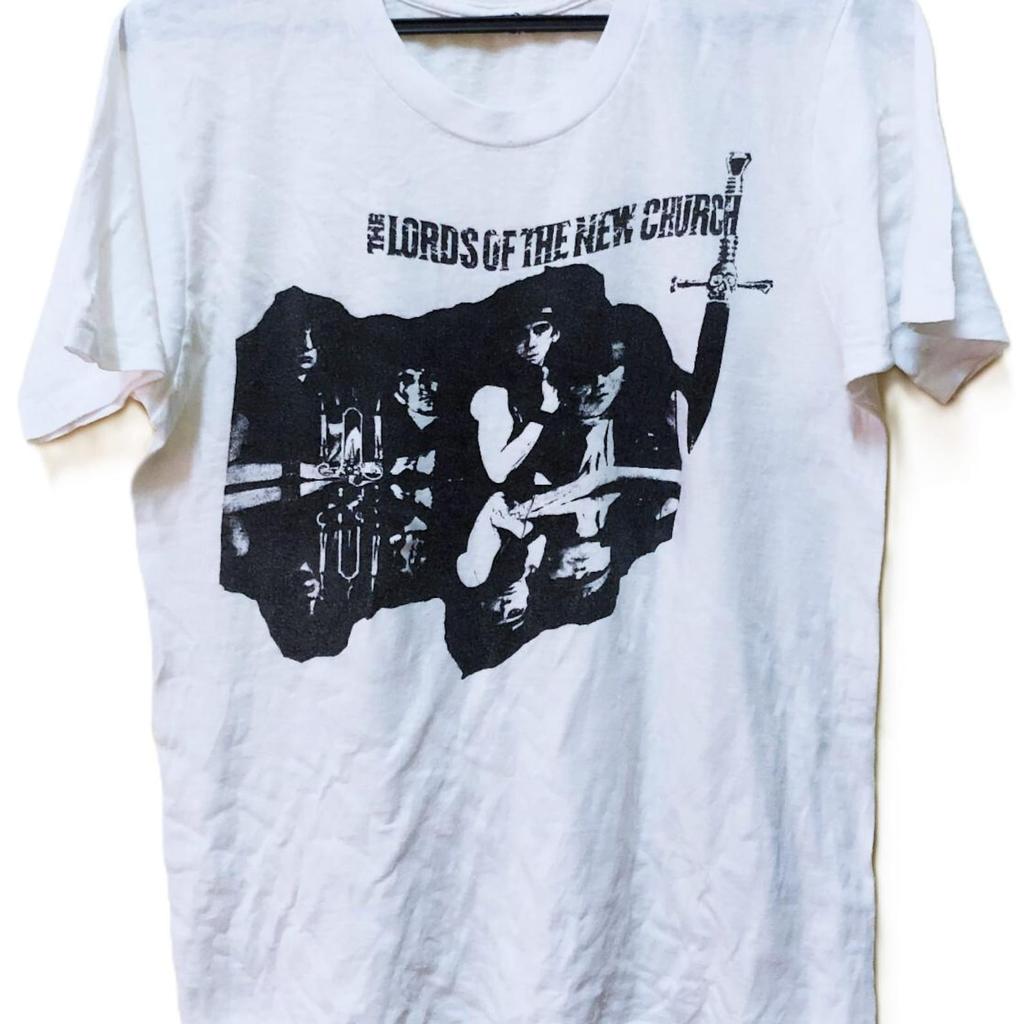 Vintage 80s The Lords Of The New Church Punk Rock Tour Concert t shirt Stiv Bator Dead Boys The Damned