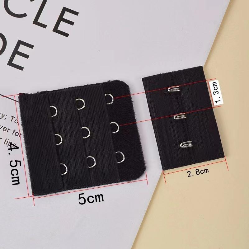 

Удлинители для бюстгальтера Удлинитель для бретелей 3 крючка 2 ряда Женское нижнее белье Удлиненные удлинители для бюстгальтера Аксессуары для бюстгальтера One Size чёрный