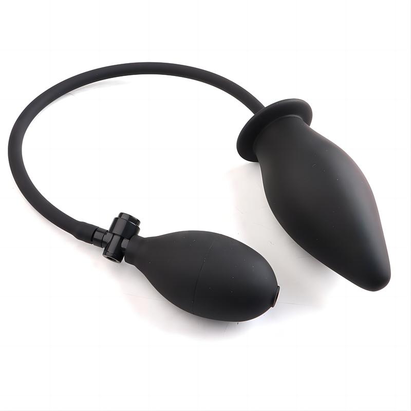 Inflatable Anal Plug Expandable Butt Plug Silicone Massager Sex Toys for Women Men Inflatable Anal Plug Backyard Anal Dildo