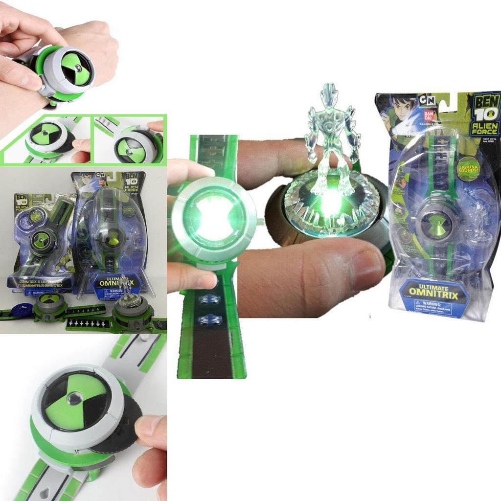 Ben10 Omnitrix Projektionsuhr Hohe Qualität Kinderspielzeug Mit Verstellbarem Armband Und Drehfunktion