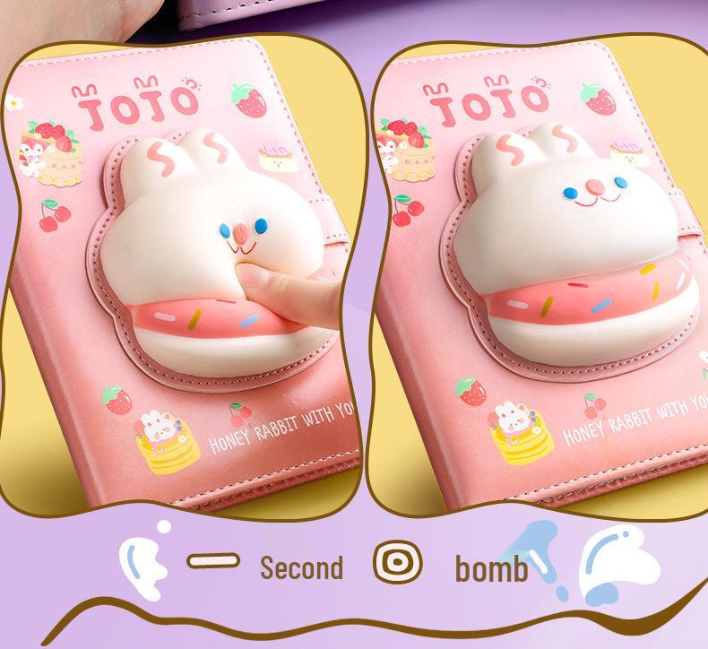 Kaba Bear Cute Cartoon Decompression Notebook for Students