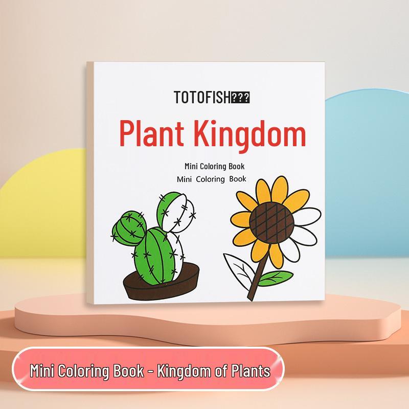 Children s Mini Coloring & Doodle Book: Cute Cartoon Art for Young Artists