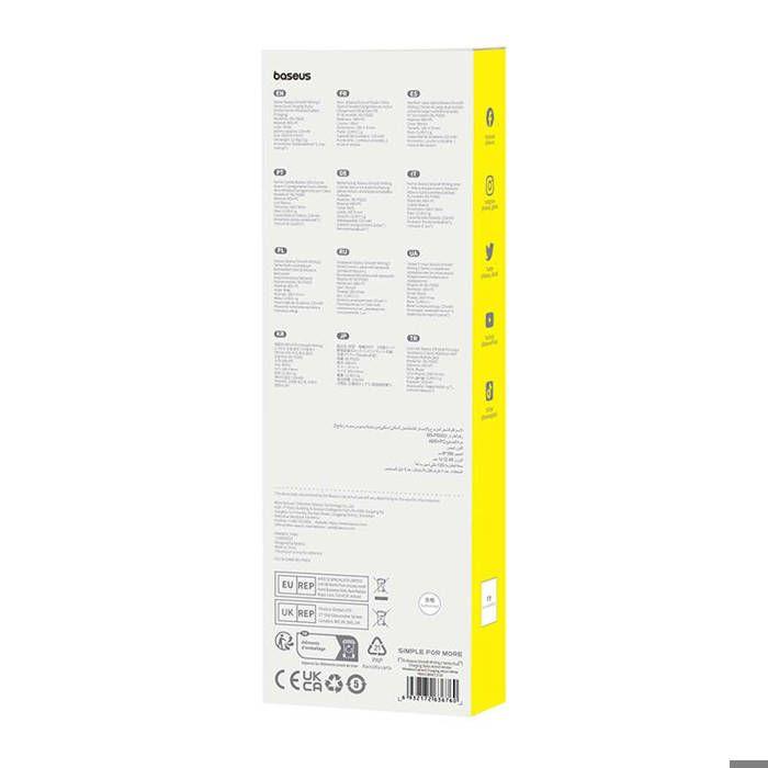 Stylet activ - Baseus - Smooth Writing Series - Blanc - Compatible iPad - Précision optimale