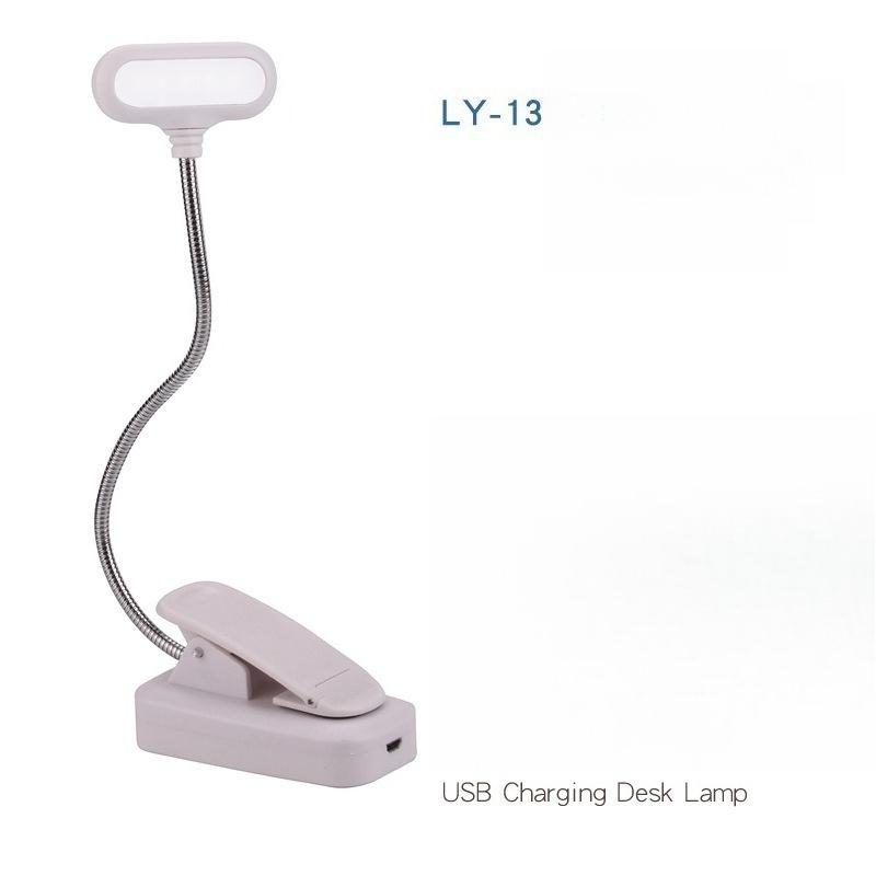 Mini Tragbare LED Buchlampe Augenschutz Leselampe Flexibel Einstellbare Richtung Batterie Lernschreibtischlampe Schlafzimmerlicht