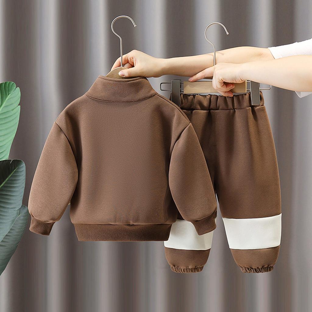 Spring Fall Clothes Set Letter Print R-Neck Sweatshirt Long Pants Toddler Valentines Day Outfit