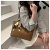 Vintage Style Large Capacity Tote Bag High Quality Faux Leather Shoulder Handbag for Women CLE