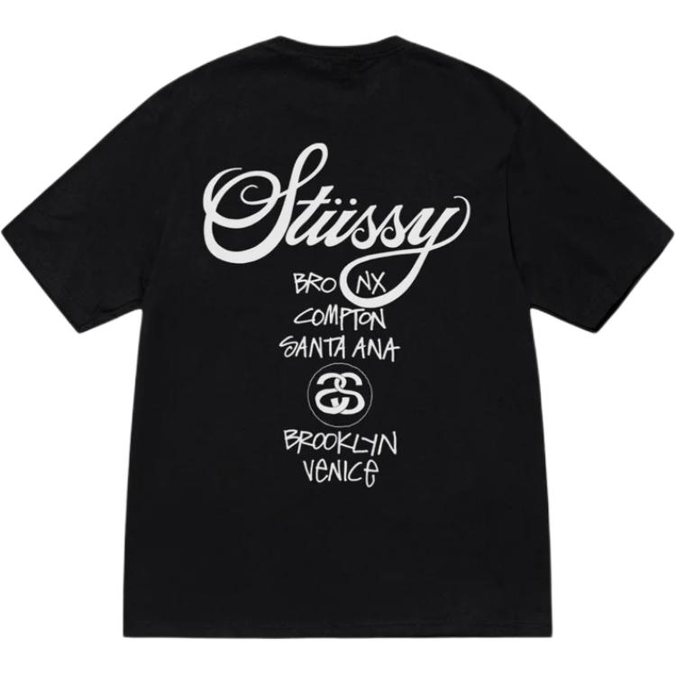 Stussy T-shirt girocollo a maniche corte 3903962