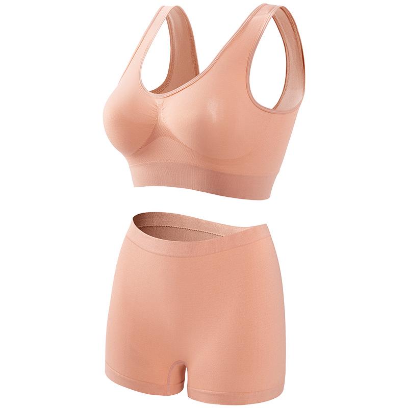 Plus Size Women's Wire-Free Sports Vest with Anti-Shock and Side Bust Control