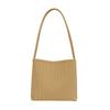 Summer new fashionable retro woven handbag niche high value large capacity shoulder crossbody bucket bag