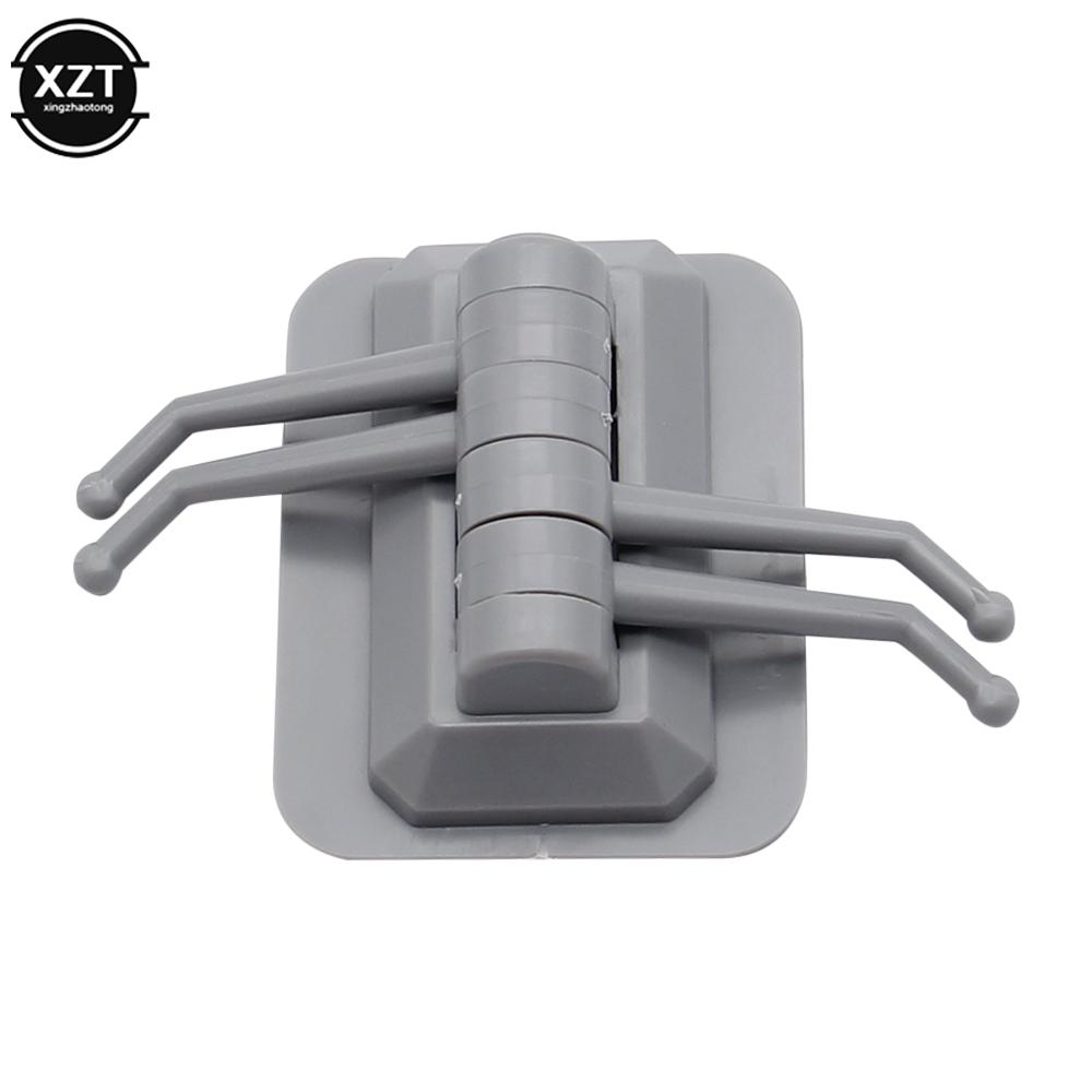 

Нові кухонні тримачі для речей Стійки Міцні клейкі гачки для миття тканини Економія місця Поворотна вішалка для рушників для домашньої ванної кімнати Новинка срібний