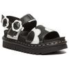 Dr. Martens Leather Fashion Comfortable Slide Sandals Women Sandals Black 31556009
