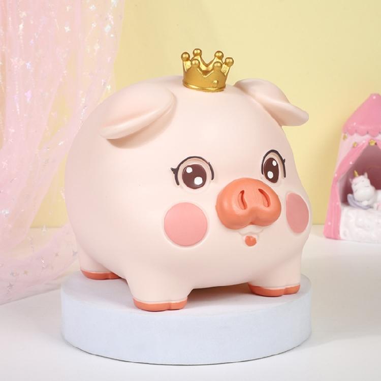 Decorative Pig Statue Saving Jar Money Management Holder for Children Teens Cartoon Animal Unbreakable Coin Piggy Banks