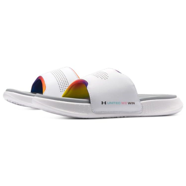 Under Armour Ansa Elevate Slide Pride Unisex Sneaker Weiß Mod-Grau 3026956-100