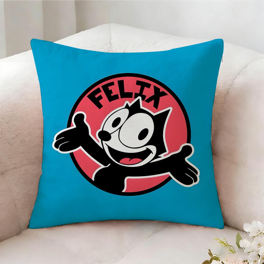 F-felix The Cat Pillow Case Pillowcase, Double-sided Printed, Sofa Cushion, Bedroom Headboard Pillow