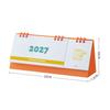 Simple Design 2027 Desk Calendar Mini Size Monthly Planner Portable Triangle Calendar  Office Use