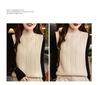 Women's High Neck Wool Knit Sleeveless Vest - Casual Loose Fit for Spring & Autumn