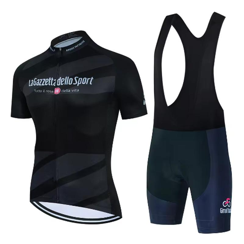 Cycling Set Man Summer Cycling Jersey Black Short Sleeve Bicycle Cycling Clothing Kit Mtb Bike Wear Triathlon Maillot Ciclismo