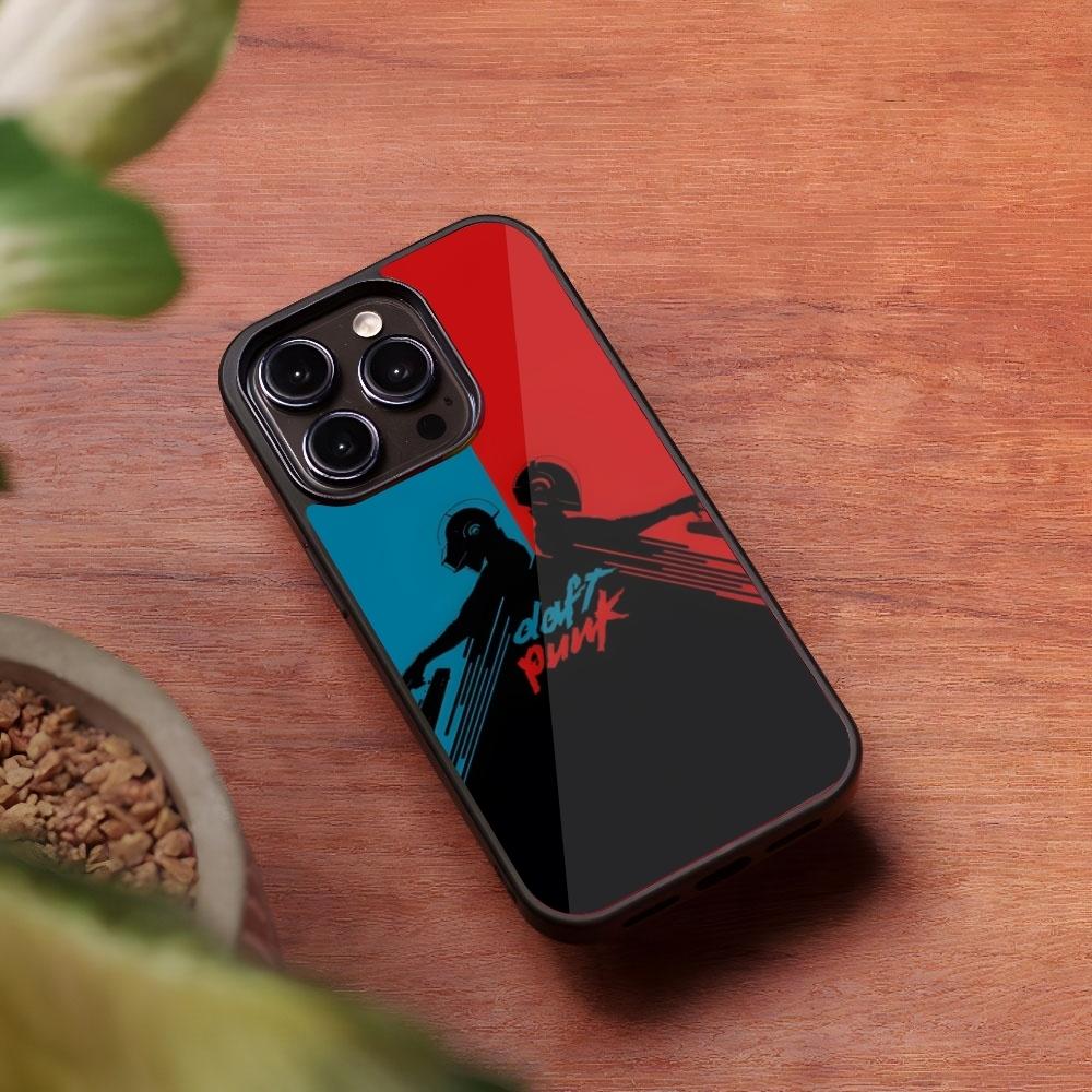 Daft Punk Phone Case for Iphone 16 15 14 13 Pro Max 12 11 Mini 7 8 Plus Se Xr X Xs Fundas Shell PC+TPU Cover