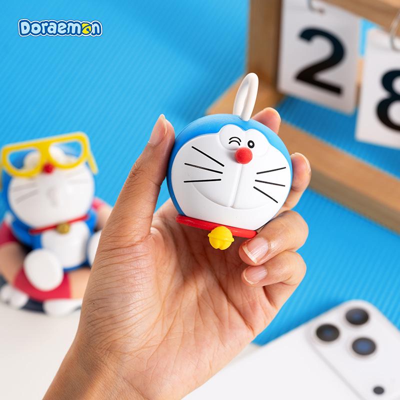 Doraemon Clip-On Open-Ear Bluetooth Headphones - Sports, Long Battery Life