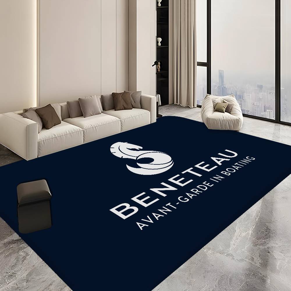 B-BENETEAU Logo Bathroom Mat Anti-slip Absorb Water Long Strip Cushion Bedroon Mat Welcome Doormat
