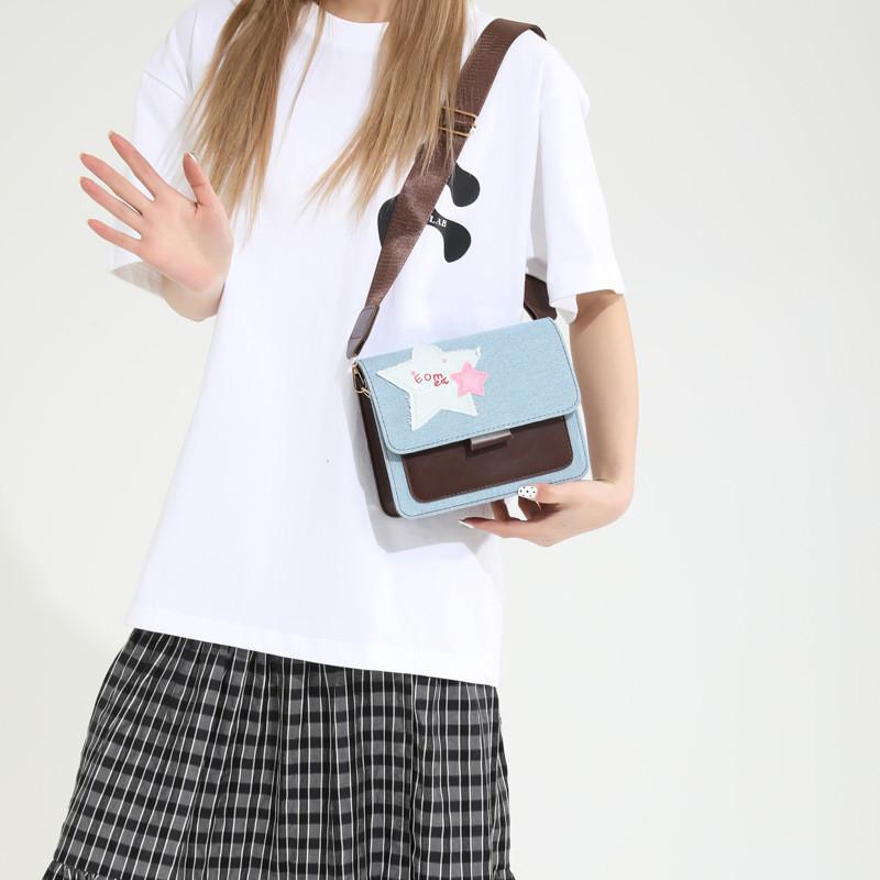 Chic Trendy Single Shoulder Crossbody Bag In Classic Solid Colors For Everyday Use