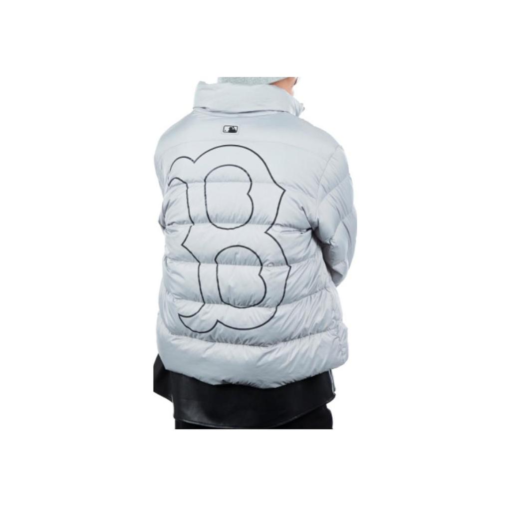 New MLB Boston Team Down Jackets Men's Silver 3ADJB0726-43GRL
