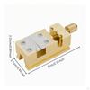 Watchmaker Vise with 11 Holes Precision Watch Repair Brass Finger Clamp for Watchmakers,