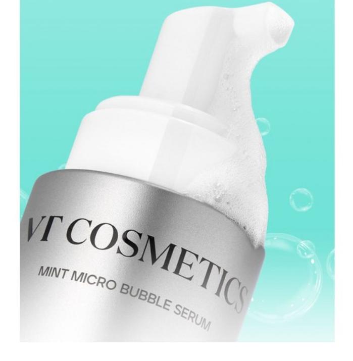 VT PDRN Hyaluronic Mint Micro Bubble Serum – Cooling Hydration Boost