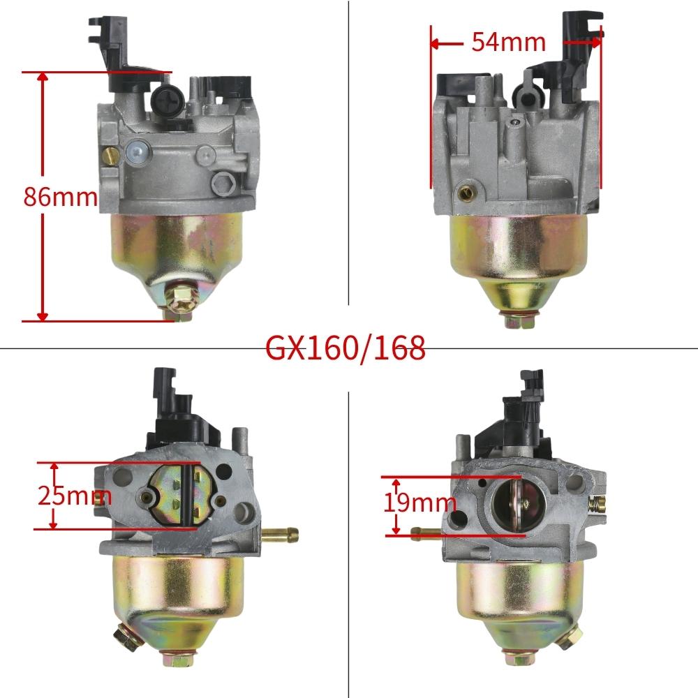 Lawn Mower Generator Carburetor Gas 2KW - 3KW for Hongda GX160 GX200 5.5HP 6.5HP