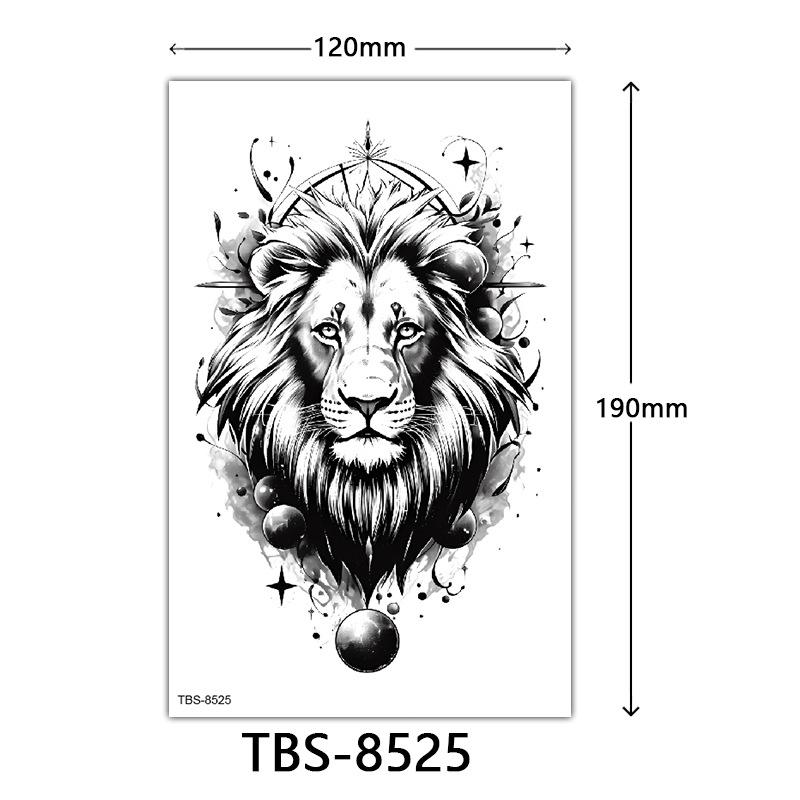 Waterproof Tattoo Sticker, Totem Character Animal Tattoo Sticker Tattoo