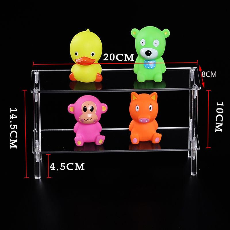 Clear Acrylic Display Riser Stand for Funko POP Figures, Cupcake Cosmetic Perfume Clay Doll Jewelry for Display Stand Organizer