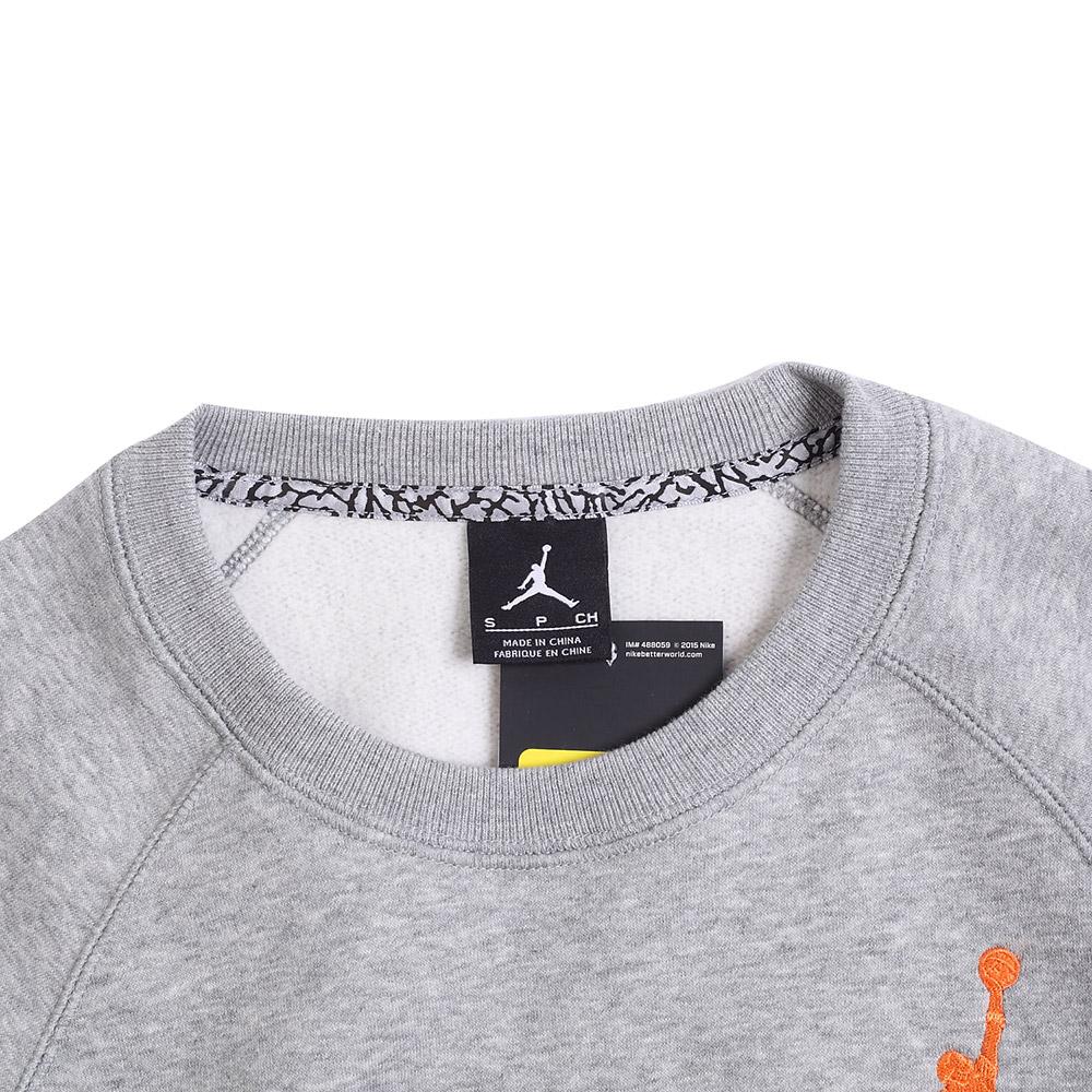 Jordan The Varsity Graphic Crew Casual Round Neck Pullover Long Sleeve Color Block Sports Sweatshirt Men sweatshirt 724515-064